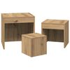 vidaXL Nesting Tables 3 pcs Artisan Oak Engineered Wood