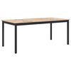 vidaXL Dining Table Natural 180 x 90 x 75 cm Solid Pine Wood