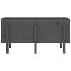 vidaXL Garden Raised Bed Grey 121x50x57 cm Solid Wood Pine