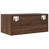 vidaXL TV Cabinets 2 pcs Brown Oak 60x31x25.5 cm Engineered Wood