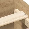 vidaXL Bed Frame without Mattress Artisan Oak 120x190cm Engineered Wood