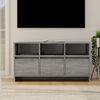 vidaXL TV Cabinet Grey Sonoma 102x37.5x52.5 cm Engineered Wood