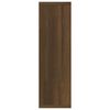 vidaXL Wall Shelf Brown Oak 85x16x52.5 cm Engineered Wood