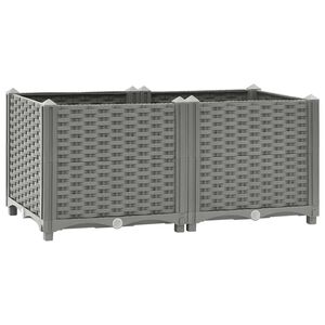 vidaXL Raised Bed 80x40x38 cm Polypropylene