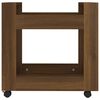vidaXL Desk Trolley Brown Oak 60x45x60 cm Engineered Wood