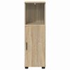 vidaXL Bathroom Cabinet with Storage Sonoma Oak 30 x 35 x 95 cm