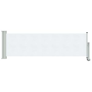 vidaXL Side Awning 80 x 300 cm 100% polyester iron steel Rectangular
