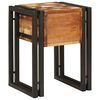 vidaXL End Table with Drawer 30 x 30 x 40 cm Solid Reclaim Wood