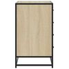 vidaXL Drawer Cabinet Sonoma Oak 70x41x70 cm Engineered Wood