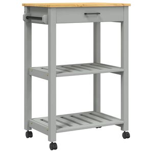 vidaXL Kitchen Trolley "MONZA" 60x40x88,5 cm Solid Wood Pine