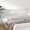 vidaXL Bed Headboard White 205.5x4x100 cm Solid Wood Pine