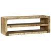 vidaXL TV Cabinet with Shelf Brown 100 x 32 x 36 cm Solid Mango wood