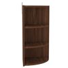 vidaXL Wall Corner Shelf Brown Oak 30x31.5x60 cm Engineered Wood
