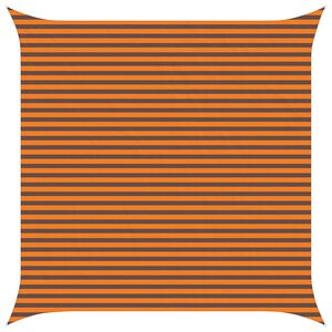 vidaXL Sun Shade Sail Orange and Brown 4.5 x 4.5 m