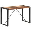 vidaXL Dining Table 120x60x75 cm Solid Wood
