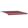 vidaXL Automatic Retractable Awning Burgundy 400x300 cm