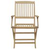 vidaXL Folding Garden Chairs 2 pcs 58x54.5x90 cm Solid Wood Acacia