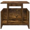 vidaXL TV Stand Smoked Oak 50 x 35 x 45 cm Engineered Wood