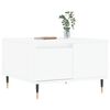 vidaXL Coffee Table White 55x55x36.5 cm Engineered Wood