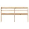 vidaXL Headboard with Shelves 140 cm Solid Wood Pine