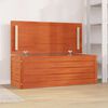 vidaXL Storage Box Wax Brown 89 x 36.5 x 33 cm Solid Pine Wood