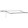 vidaXL Electric Retractable Awning White 3 x 2.5 m