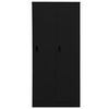 vidaXL Wardrobe Black 80x50x180 cm Steel