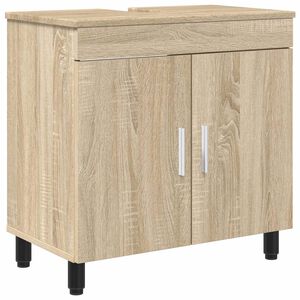vidaXL Bathroom Vanity Unit Sonoma Oak 60 x 35 x 60 cm Engineered Wood