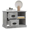 vidaXL Bedside Cabinet Concrete Grey 60x35.5x45 cm