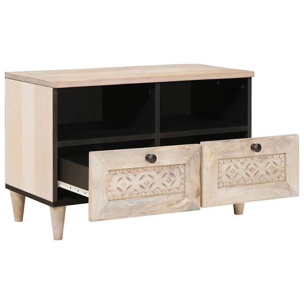 vidaXL TV Units with Drawer White 70 x 33 x 46 cm Engineered wood