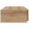 vidaXL Bed Drawers Artisan Oak 75 x 36.5 x 16.5 cm Engineered Wood
