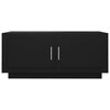 vidaXL Coffee Table Black 102x50x45 cm Engineered Wood