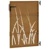 vidaXL Garden Gate 85x150 cm Corten Steel Grass Design