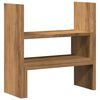 vidaXL Desk Organiser Adjustable Artisian Oak 40x17x41 cm