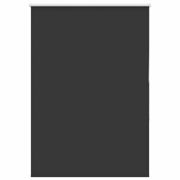 vidaXL Roller Blind Blackout Black 95x150 cm Fabric Width 90.7 cm Polyester
