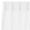 vidaXL Voile Curtain with Curtains 2 pcs White 225 x 140 cm Polyester
