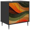 vidaXL Bathroom Cabinet BONN Black Oak 60 x 40 x 61 cm Engineered Wood
