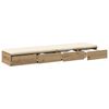 vidaXL Bed Drawers Artisan Oak 135 x 36.5 x 16.5 cm Engineered Wood