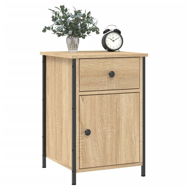 vidaXL Bedside Cabinets 2 pcs Sonoma Oak 40x42x60 cm Engineered Wood