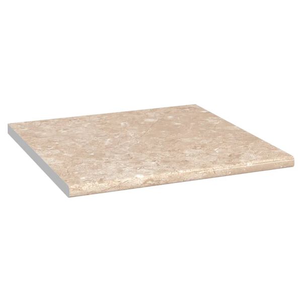 vidaXL Kitchen Countertop Beige with Marble Texture 60x60x2.8 cm Engineered Wood