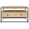 vidaXL Coffee Table Sonoma Oak 80x80x45 cm Engineered Wood