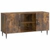vidaXL TV Cabinet Smoked Oak 102 x 34.5 x 50 cm Engineered Wood