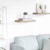 vidaXL Floating Wall Shelf Oak 50x23x3.8 cm MDF