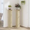 vidaXL Plant Stands 2 pcs Sonoma Oak 30x30x95 cm Engineered Wood