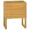 vidaXL Bathroom Cabinet | Natural Teak | Solid Teak Wood | Medium