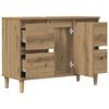 vidaXL Sink Cabinet Artisan Oak 80x33x60 cm Engineered Wood