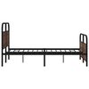 vidaXL Bed Frame Without Mattress 120x200 cm Brown Oak Engineered Wood