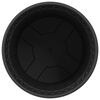 vidaXL Round Flower Pot 24 pcs Black &Oslash; 19 x 16 cm Plastic