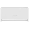 vidaXL Wardrobe White 70x32.5x35 cm Engineered Wood