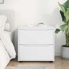 vidaXL Storage Cabinet White 60 x 48 x 57 cm Engineered Wood